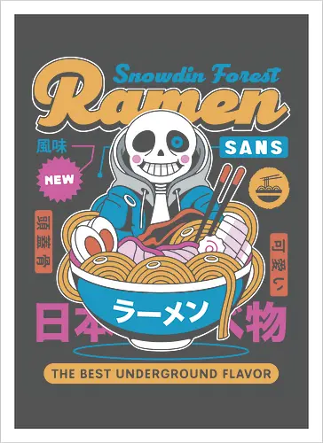 Snowdin Forest Ramen Aesthetic