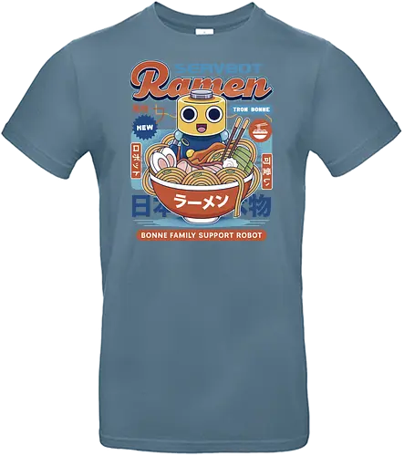 Servbot Ramen Vintage - Gaming, dead rising, frank west, tron bonne, zombrex, servbot, video game, gaming, gamer, survival horror, willamette parkview mall, Horror, biohazard, megaman, arcade - Standard T-Shirt