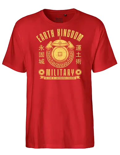 Erdkönigreich - Die Macht von Ba Sing Se - Avatar T-Shirt, Erdkönigreich, Ba Sing Se, teetan, Geek-Kultur, Herr der Elemente, Erdbändiger, Nerd-Mode, Avatar-Fans, Geek-T-Shirt, Themen-Event, Resilienz und Balance, Avatar-Legacy, Popkultur, Geek-Geschenk - Fairtrade T-Shirt
