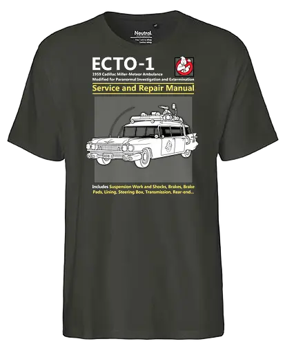 ECTO-1 - Ghost Wartungshandbuch - Fairtrade T-Shirt