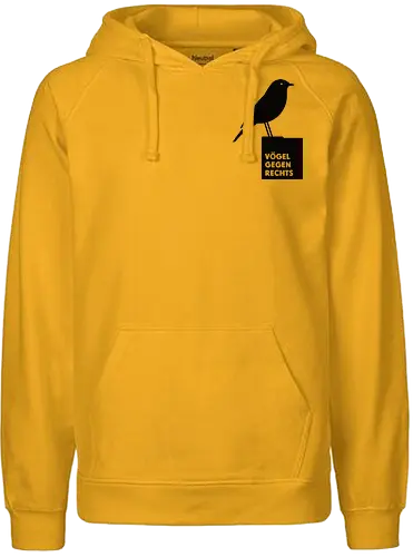 Hausrotschwanz schwarz - Fairtrade Hoodie