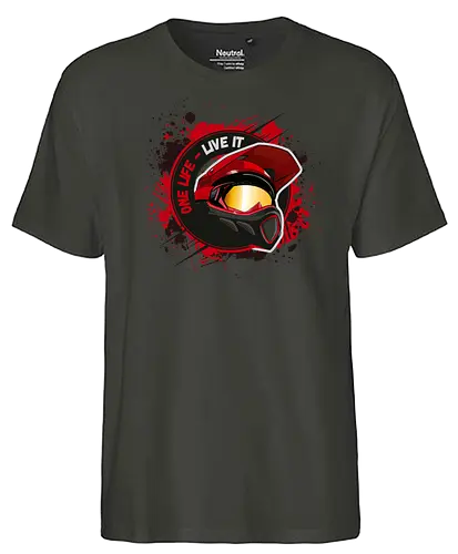 Derne - Helmet - Fairtrade T-Shirt