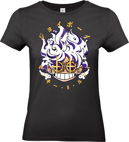 Chibi Awakening - Pirate, joy boy, gear 5, chibi anime, sun god nika, anime pirate, manga art, straw hat crew - Standard T-Shirt (Women)