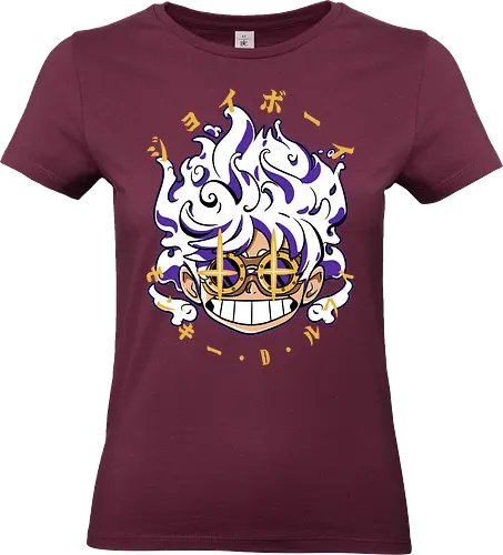 Chibi Awakening - Pirate, joy boy, gear 5, chibi anime, sun god nika, anime pirate, manga art, straw hat crew - Standard T-Shirt (Women)