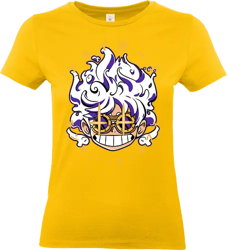 Chibi Awakening - Pirate, joy boy, gear 5, chibi anime, sun god nika, anime pirate, manga art, straw hat crew - Standard T-Shirt (Women)