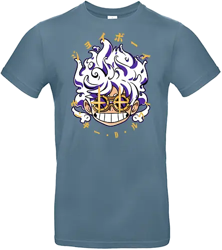 Chibi Awakening - Pirate, joy boy, gear 5, chibi anime, sun god nika, anime pirate, manga art, straw hat crew - Standard T-Shirt