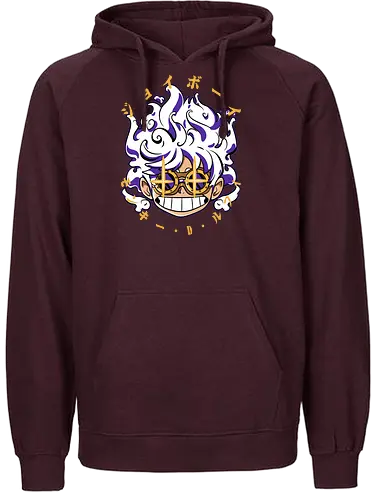 Chibi Awakening - Pirate, joy boy, gear 5, chibi anime, sun god nika, anime pirate, manga art, straw hat crew - Fairtrade Hoodie
