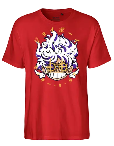 Chibi Awakening - Pirate, joy boy, gear 5, chibi anime, sun god nika, anime pirate, manga art, straw hat crew - Fairtrade T-Shirt
