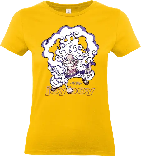 Freedom Form - Pirate, joy boy, luffy gear 5, anime transformation, pirate king, sun god nika, anime pirate, grand line - Standard T-Shirt (Women)