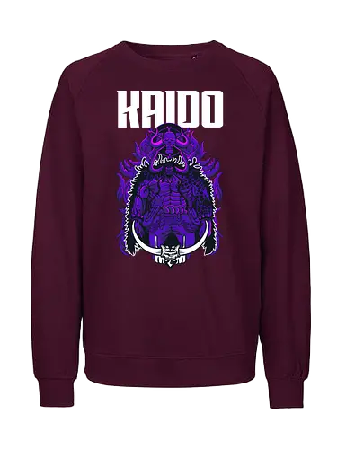 King of Beasts - Pirate, kaido, beast pirates, anime villain, dragon form, emperor of the sea, anime battle, grand line - Fairtrade Sweatshirt