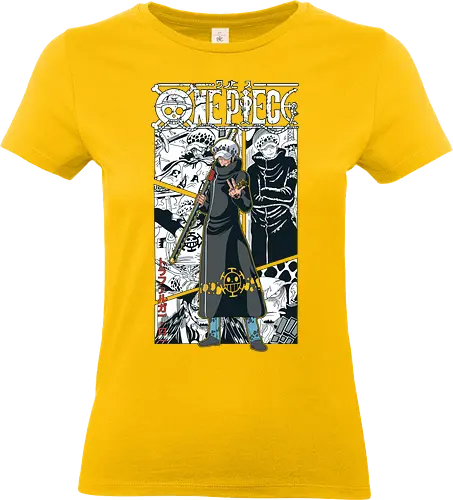 Surgeon of Death - Pirate, trafalgar law, heart pirates, anime swordsman, ope ope no mi, anime pirate, worst generation, grand line - Standard T-Shirt (Women)