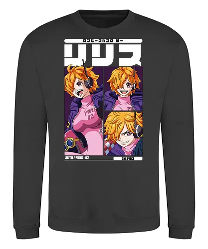 Punk Hazard Mind - Pirate, lilith, vegapunk, anime girl, egghead arc, futuristic anime, manga art, grand line - Sweatshirt