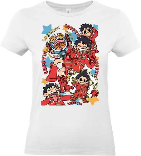 Egghead Adventure - Pirate, luffy egghead, Pirate, anime pirate, egghead arc, futuristic anime, straw hat crew, manga art - Standard T-Shirt (Women)