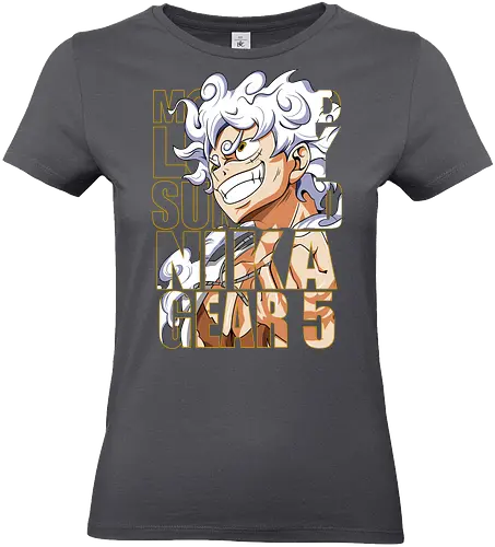 Golden Freedom - Pirate, gear 5, anime pirate, gold aesthetic, anime power, straw hat captain, manga art - Standard T-Shirt (Women)