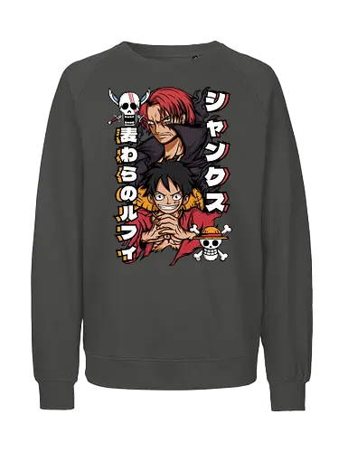 Pirate Legacy - Pirate, shanks, red hair pirates, anime pirate, straw hat legacy, grand line, shonen anime - Fairtrade Sweatshirt