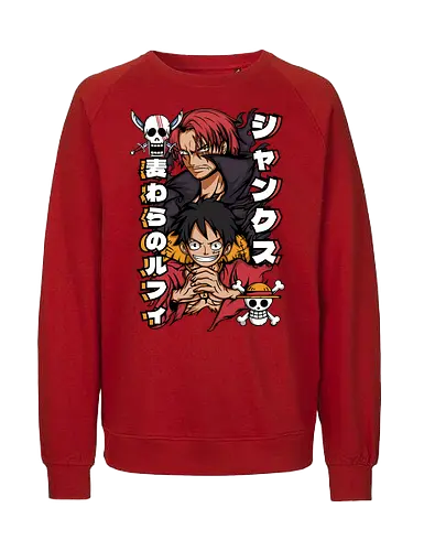 Pirate Legacy - Pirate, shanks, red hair pirates, anime pirate, straw hat legacy, grand line, shonen anime - Fairtrade Sweatshirt