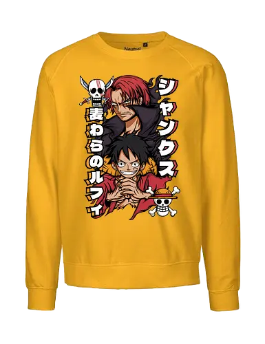 Pirate Legacy - Pirate, shanks, red hair pirates, anime pirate, straw hat legacy, grand line, shonen anime - Fairtrade Sweatshirt