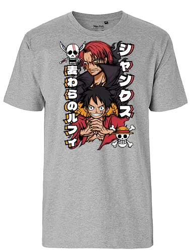 Pirate Legacy - Pirate, shanks, red hair pirates, anime pirate, straw hat legacy, grand line, shonen anime - Fairtrade T-Shirt
