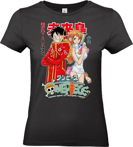 Egghead Adventure - Pirate, nami, straw hat crew, anime pirate, egghead arc, anime duo, grand line - Standard T-Shirt (Women)