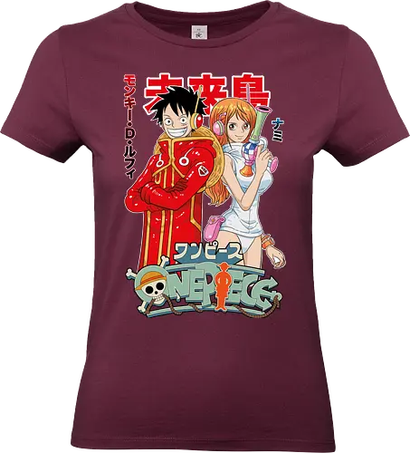 Egghead Adventure - Pirate, nami, straw hat crew, anime pirate, egghead arc, anime duo, grand line - Standard T-Shirt (Women)