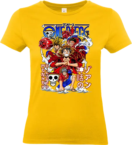 Grand Adventure - Pirate, straw hat crew, anime pirate, luffy crew, grand line, manga collage, anime adventure, shonen anime - Standard T-Shirt (Women)