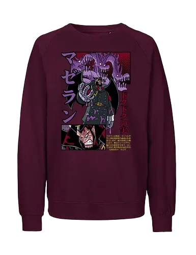 Symbiote Warden - Pirate, magellan, impel down, poison power, anime villain, prison chief, anime pirate, grand line - Fairtrade Sweatshirt