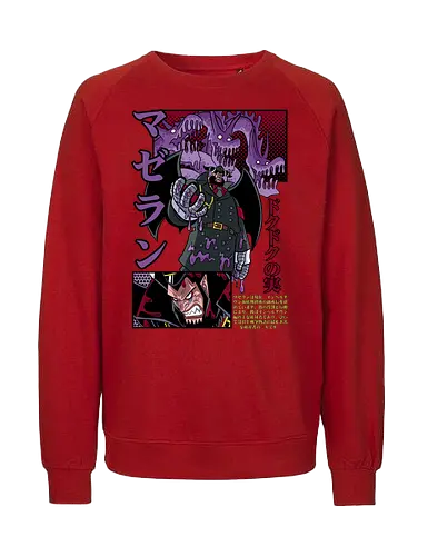 Symbiote Warden - Pirate, magellan, impel down, poison power, anime villain, prison chief, anime pirate, grand line - Fairtrade Sweatshirt