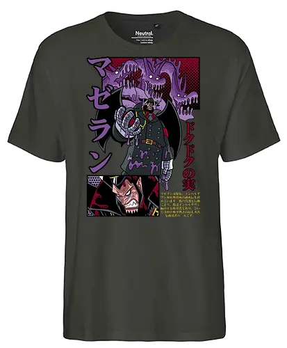 Symbiote Warden - Pirate, magellan, impel down, poison power, anime villain, prison chief, anime pirate, grand line - Fairtrade T-Shirt