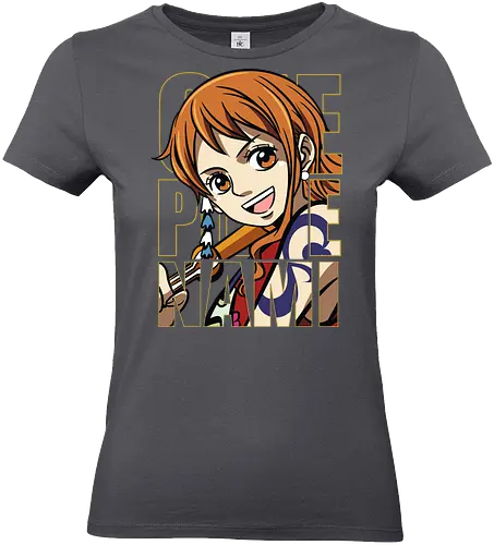 Pirate Queen Energy - Pirate, nami, anime portrait, straw hat crew, anime girl, pirate navigator, manga art, grand line - Standard T-Shirt (Women)