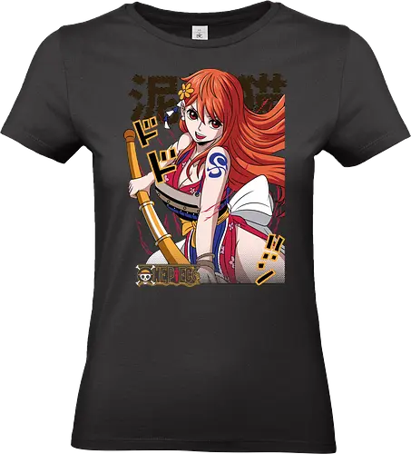 Wano Warrior - Pirate, nami, wano arc, anime girl, straw hat crew, anime pirate, manga art, grand line - Standard T-Shirt (Women)