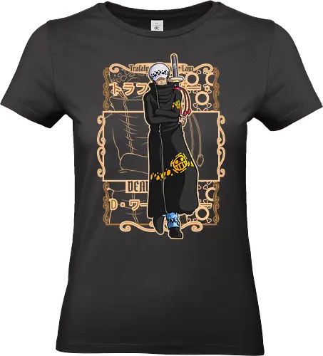 Silent Surgeon - Pirate, trafalgar law, heart pirates, anime swordsman, surgeon of death, anime pirate, grand line, manga art - Standard T-Shirt (Women)