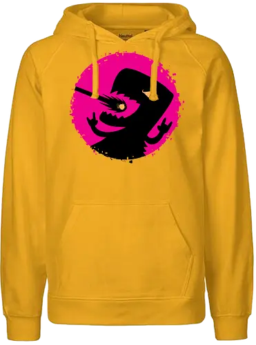enjoy the meal teroid - dinosaur, dino, meteorid, meteor, trex, glitch, retrogame, vintage, classic team, rock on, logo - Fairtrade Hoodie