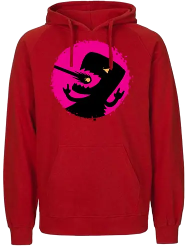 enjoy the meal teroid - dinosaur, dino, meteorid, meteor, trex, glitch, retrogame, vintage, classic team, rock on, logo - Fairtrade Hoodie