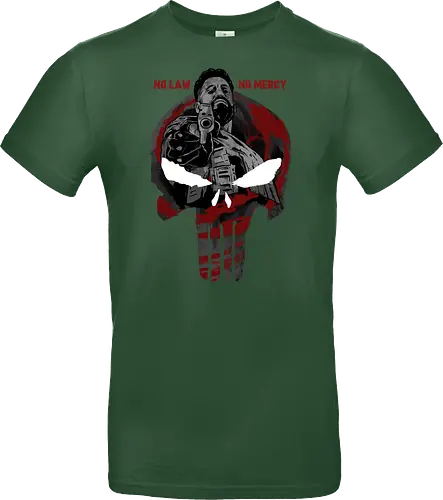 skull of terror  - Superhero, skull, judgement, justice, antihero, no mercy, hitman, assassin - Standard T-Shirt