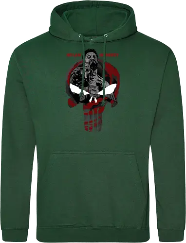 skull of terror  - Superhero, skull, judgement, justice, antihero, no mercy, hitman, assassin - Standard Hoodie