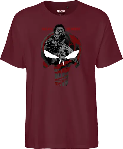 skull of terror  - Superhero, skull, judgement, justice, antihero, no mercy, hitman, assassin - Fairtrade T-Shirt