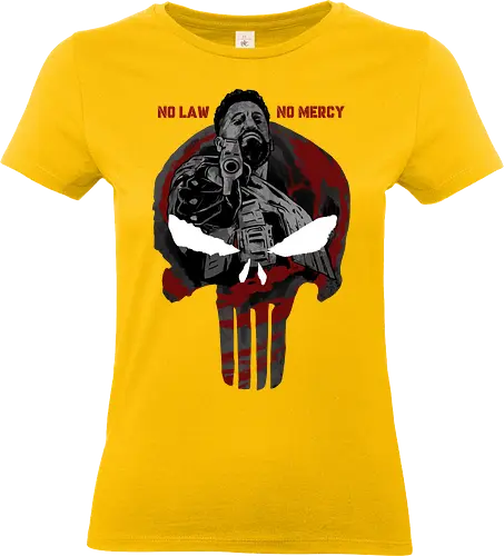 skull of terror  - Superhero, skull, judgement, justice, antihero, no mercy, hitman, assassin - Standard T-Shirt (Women)