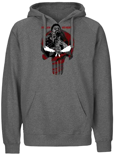 skull of terror  - Superhero, skull, judgement, justice, antihero, no mercy, hitman, assassin - Fairtrade Hoodie