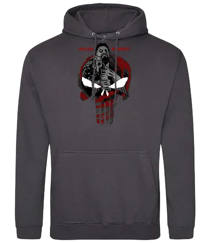 skull of terror  - Superhero, skull, judgement, justice, antihero, no mercy, hitman, assassin - Standard Hoodie