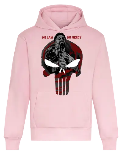 skull of terror  - Superhero, skull, judgement, justice, antihero, no mercy, hitman, assassin - Heavyweight Hoodie