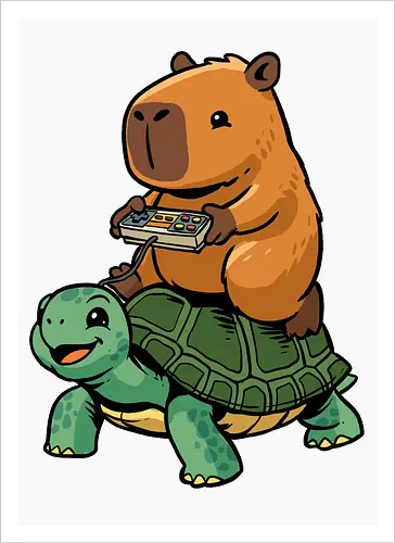 Capybara and Turtle