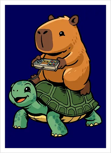 Capybara and Turtle