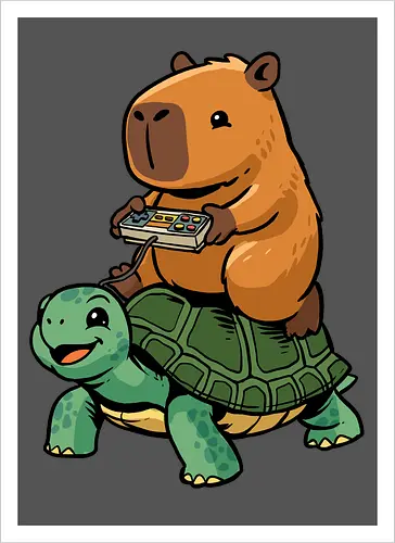 Capybara and Turtle