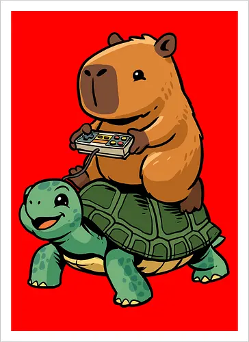 Capybara and Turtle