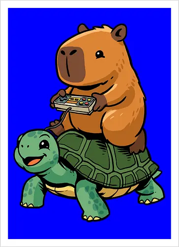 Capybara and Turtle