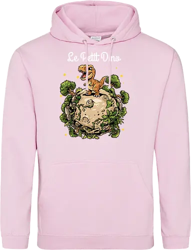 Le Petit Dino - dinosaur, jurassic, paleontology, dino, Prince, book, bookworm, prehistoric, t rex, animal, cosmic, space, planet, stars, universe, world, jurassic world, Jurassic - Standard Hoodie