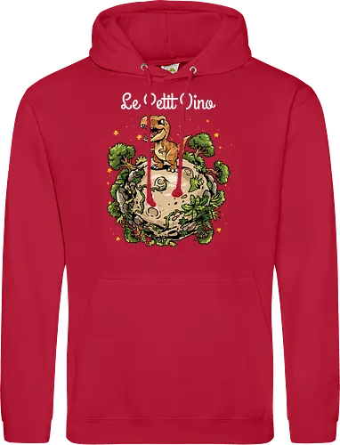 Le Petit Dino - dinosaur, jurassic, paleontology, dino, Prince, book, bookworm, prehistoric, t rex, animal, cosmic, space, planet, stars, universe, world, jurassic world, Jurassic - Standard Hoodie