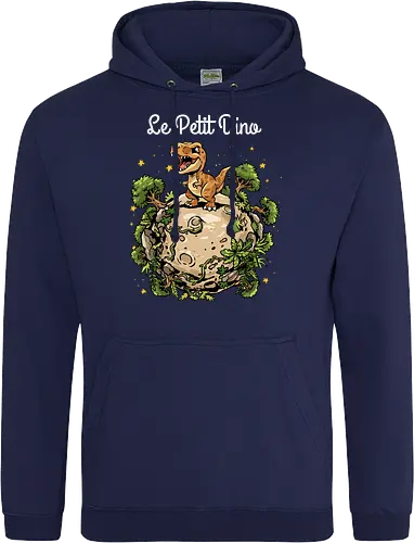 Le Petit Dino - dinosaur, jurassic, paleontology, dino, Prince, book, bookworm, prehistoric, t rex, animal, cosmic, space, planet, stars, universe, world, jurassic world, Jurassic - Standard Hoodie