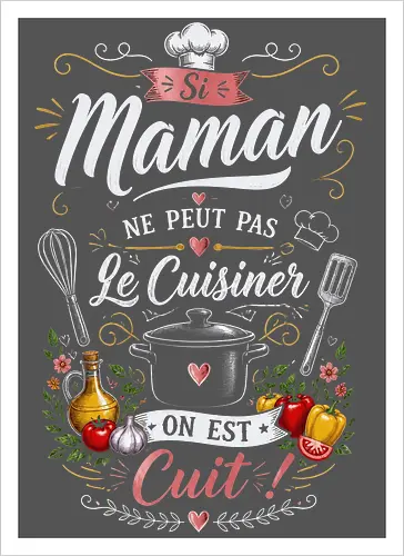 Humor If mom can't cook it, we're cooked