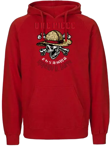 Straw Hat Legacy - Pirate, straw hat, pirate skull, anime pirate, grand line, jolly roger, mugiwara - Fairtrade Hoodie